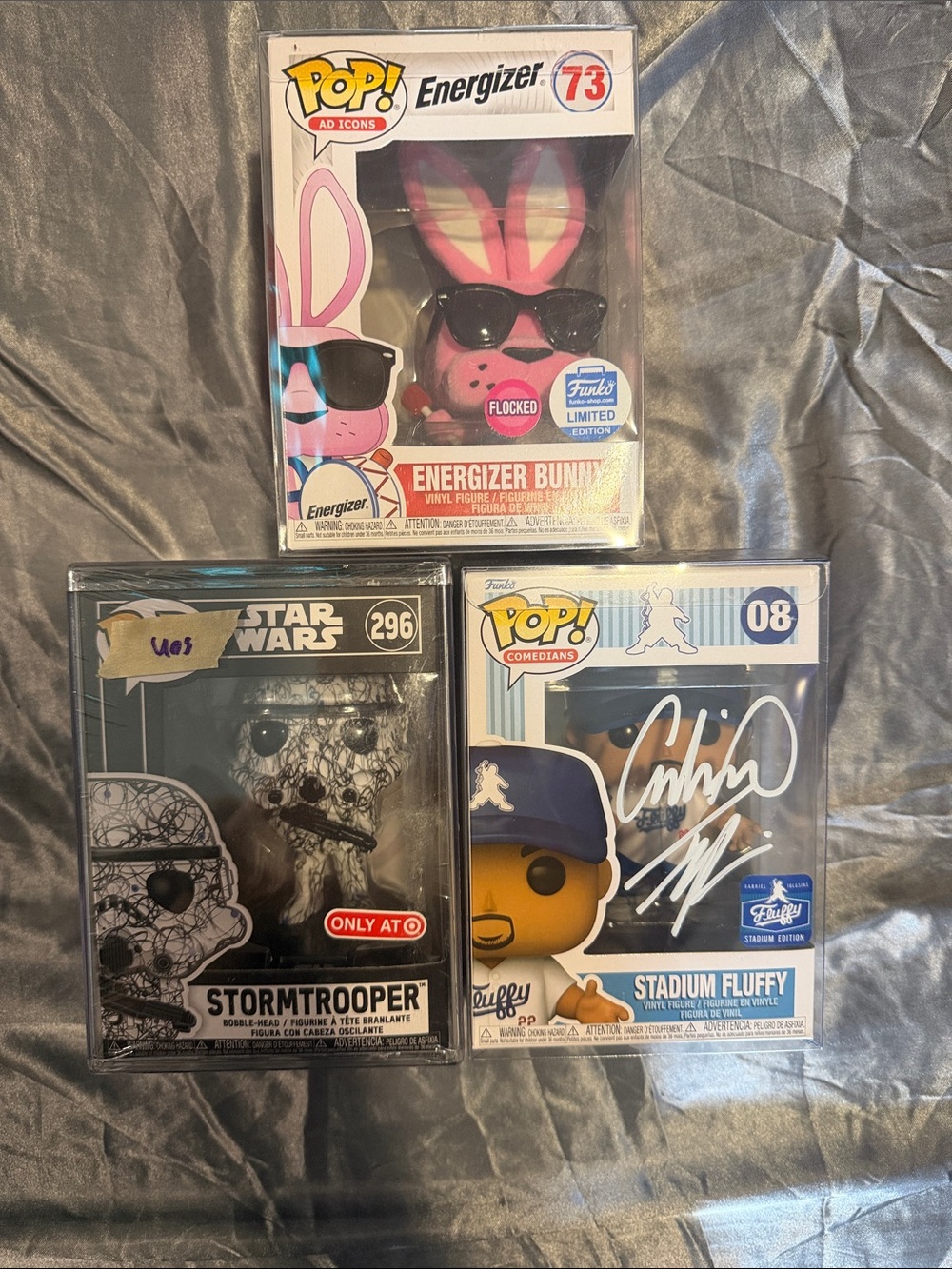 Funko Pop! Energizer Bunny, Stormtrooper & Stadium Fluffy Trio